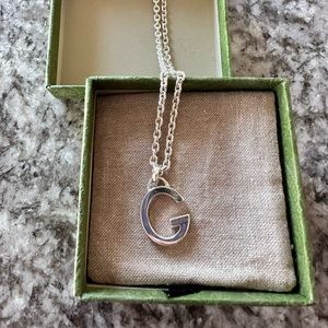 GUCCI “G” Necklace!!! Never worn and absolutely beautiful!!!